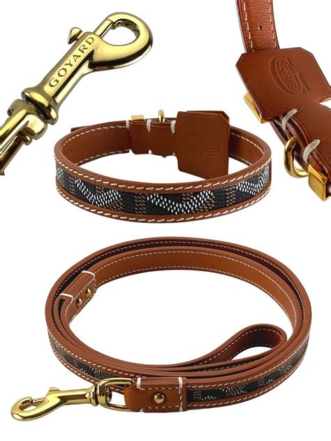 how much is a goyard dog collar|goyard leash.